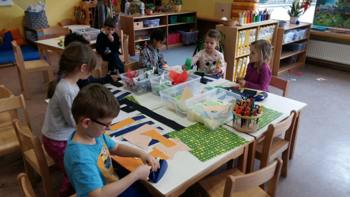 Kreatives Gestalten in der Kindergartengruppe