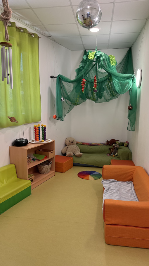 Einblick in den Snoezeleraum
