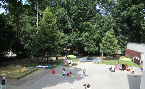 Weitaufnahme des großen Gartens