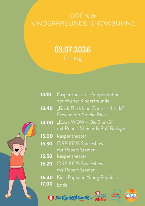 Kinderfreunde Bühne am Freitag
