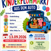 Kinderflohmakt aus dem Kofferraum