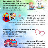 Aktivitäten im Frühjahr/Sommer 2026