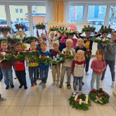 Adventkranzbinden