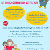 Kleine Pause bei den Kinderfreunden jeden Donnerstag- Vormittags