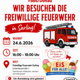 Besuch bei der Feuerwehr Sarling
