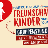 Gruppenstunden für Kinder von 3 bis 10 Jahren