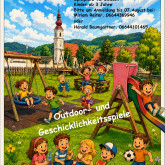 Spielplatznachmittag, Outdoor- und Geschicklichkeitsspiele