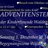 Adventfenster - Punschhütte - Traktorenfahrt - Besuch vom Nikolaus - Kinderperchten