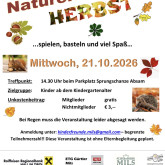 Naturerlebnis HERBST am 21.10.2026