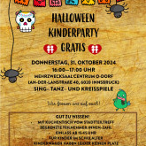 Halloweenparty und Kinderschminken in der OG O-Dorf