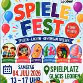 Spielefest Spielplatz Glacis Leoben