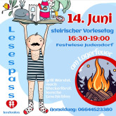 Lesespass am Lagerfeuer zum steirischen Vorlesetag