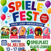 Spielefest Spielplatz Glacis Leoben