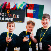 Kinder tragen ihre Forderungen ins Parlament